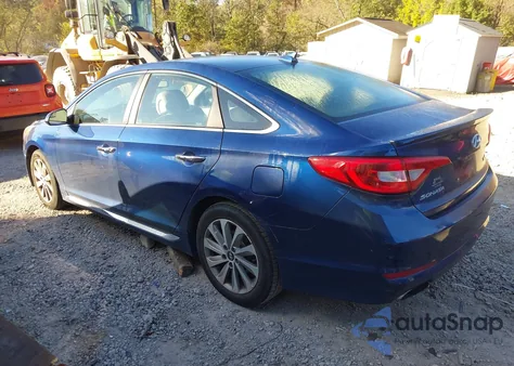 2016 Hyundai Sonata Sport из США, поврежденный, VIN 5NPE34AFXGH430137